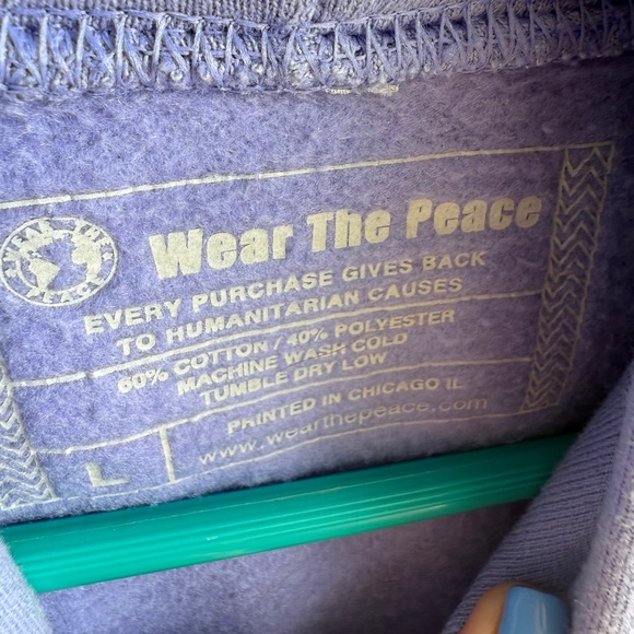 Wear The Peace Hoodie - Picture 2 of 2